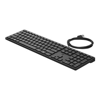 HP Desktop 320K - Clavier - USB - QWERTZ - Suisse - pour HP 34; Elite Mobile Thin Client mt645 G7; Pro Mobile Thin Client mt440 G3