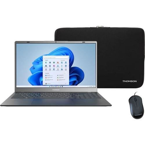 Pc Portable Notebook - Thomson Neo15 - 15,6 Fhd - Core I3-10110U - Ram 8Go - 256Go Ssd - Windows 11 - Noir - Azerty + Souris/Sleeve État correct - N/A reconditionné disponible sur Fnac