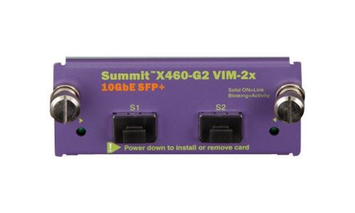 Extreme Networks Summit X460-G2 Series VIM-2x - Module d'extension - 10 GigE - 10GBase-X - pour ExtremeSwitching X460-G2 Series