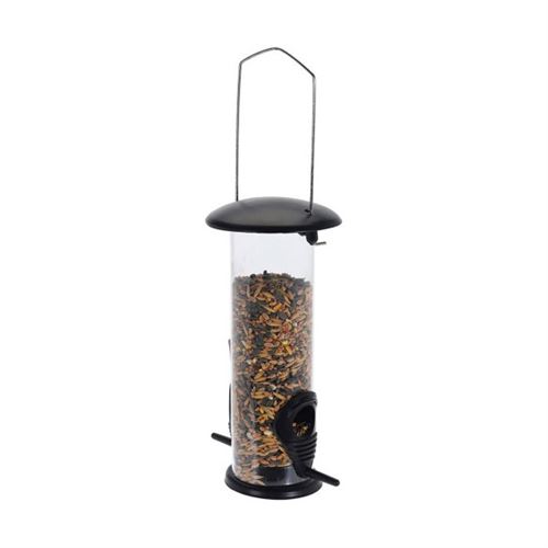 Meilleurs prix pour Mangeoire pour oiseau Progarden Cylindre 6 4 25 cm Noir