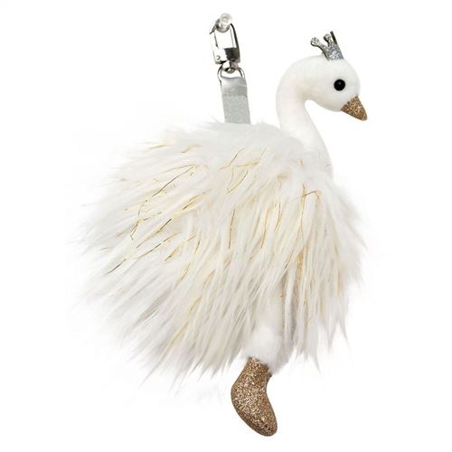 Histoire d'ours - PORTE-CLES CYGNE BLANC