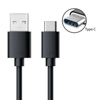 Câble de recharge USB TYPE C pour Samsung Galaxy A8 et A8 Plus (1 mètre,  noir) - Câbles USB - Achat \u0026 prix | fnac