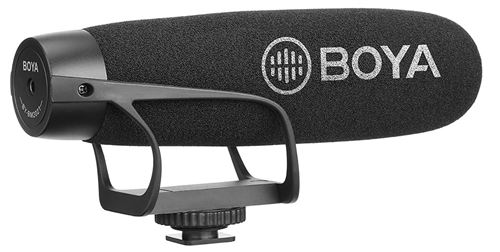 BOYA BM2021 Microphone canon a condensateur - Câble de sortie TRS & TRRS 3,5 mm