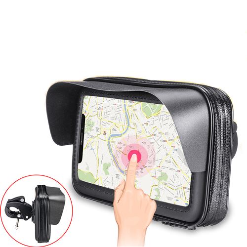 6,3 pouces vélo moto vélo téléphone GPS boîtier étanche