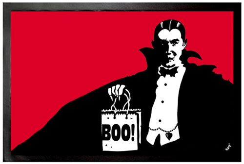 Vampires Paillasson Essuie-Pieds - Dracula Boo (60x40 cm)