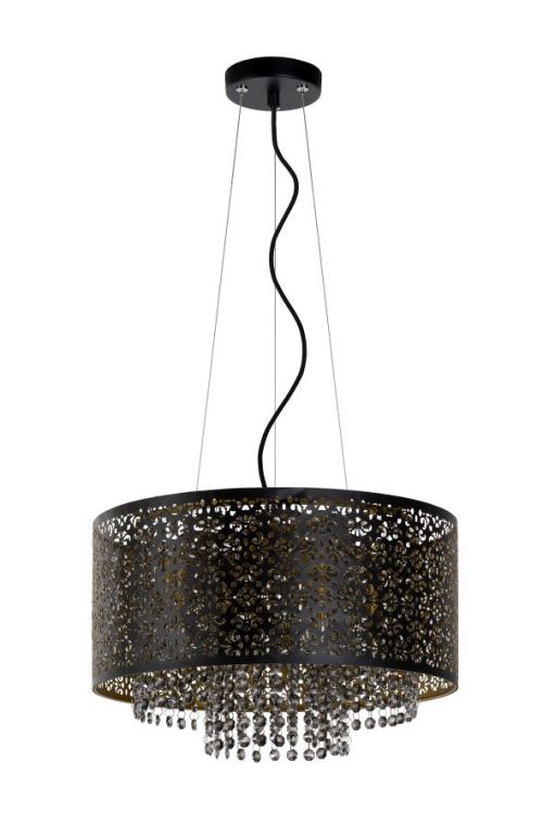 Lucide RAKA - Suspension - Ø 41 cm - G9 - Noir
