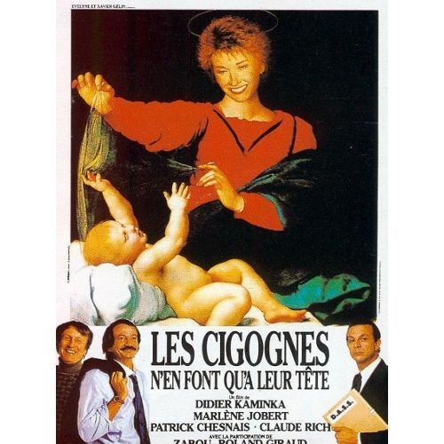 Les Cigognes n'en font qu'à leur tête - 1988 - Marlène Jobert - AFFICHE