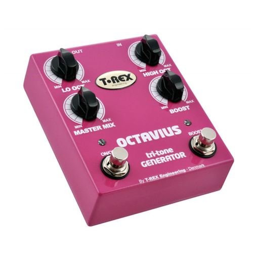 Pédale Octaver T-Rex Octavius rose