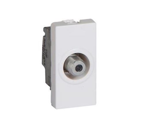 Legrand Blanc Prise Télévision Mosaic - Type F - 1 Module - Image 1