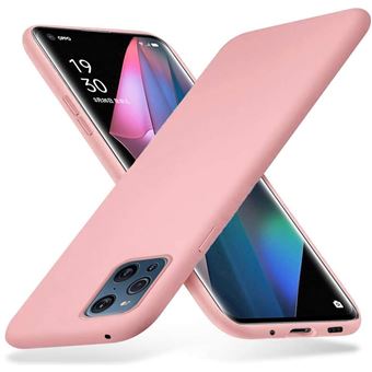 Coque Silicone Rose Pour Oppo Find X3 Neo Little Boutik® - 1