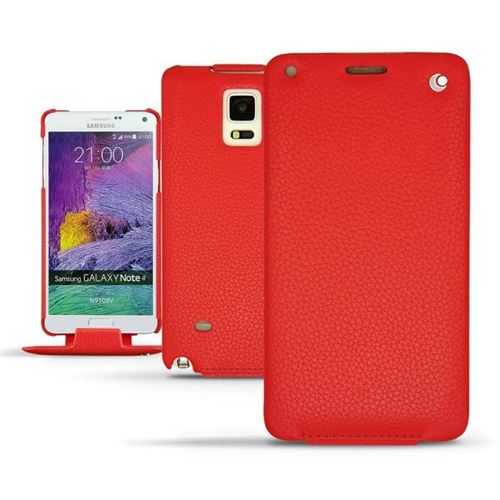 Noreve - Housse cuir Samsung SM-N910 Galaxy Note 4 - Ambition - Tomate
