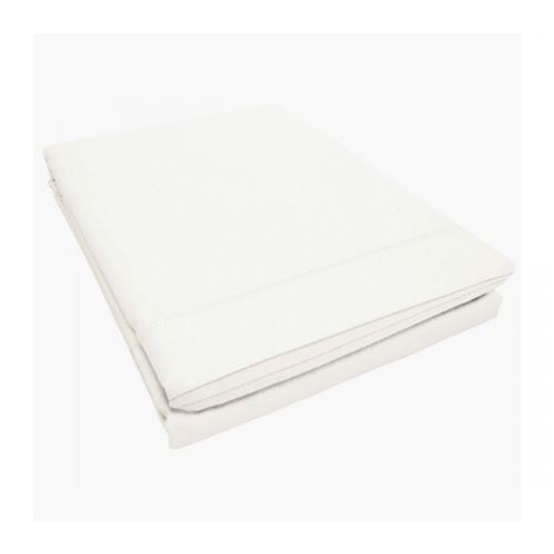 Drap Plat Blanc Douceur D'Intérieur 240x300