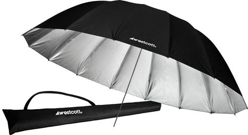 Westcott Parasol Parabolique 2,2 M Argenté