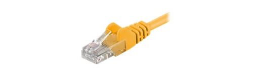 goobay câble de réseau - 3 m - jaune