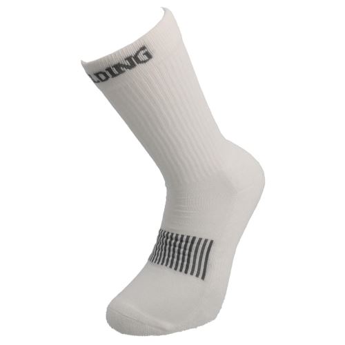Chaussettes Spalding Coloured socks blc bascket Blanc taille : 35-41 réf : 29417