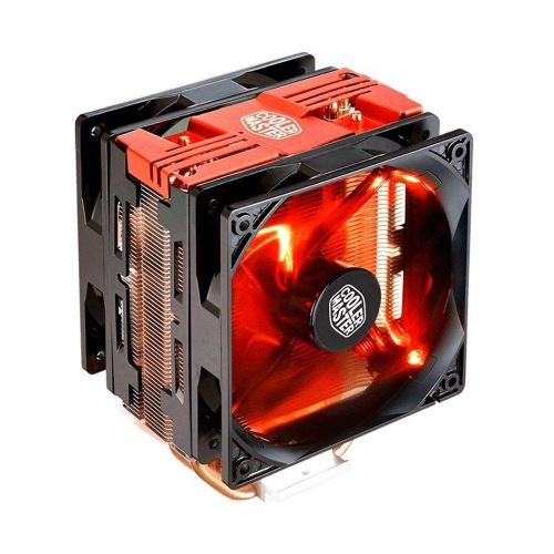 Cooler Master Hyper 212 LED Turbo Red Cover Ventilateurs de processeur '4 Heatpipes, 2x ventilateurs PWM 120mm, LED Rouge' RR-212TR-16PR-R1