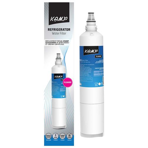 Filtre KAMP FLG600 remplace LT600P - LG5231 JA2006B - LG5231 JA2006A - LGF200 - 480181701126 . Normes ANSI/NSF42 & 53.