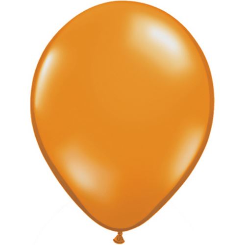 Qualatex - Ballons uni 28cm (lot de 100) (Taille unique) (Orange mandarin) - UTSG4586