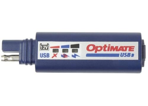 Optimate Connecteur SAE USB bleu