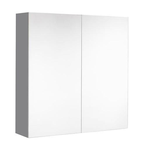 Armoire de toilette LOOK - L. 60 x H. 65 cm - Gris