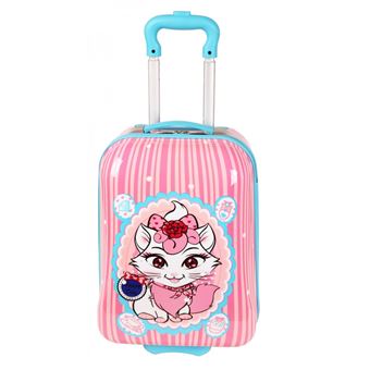 Valise Cabine Rigide Kids 2 Roues 41cm Chat Valises Achat Prix Fnac