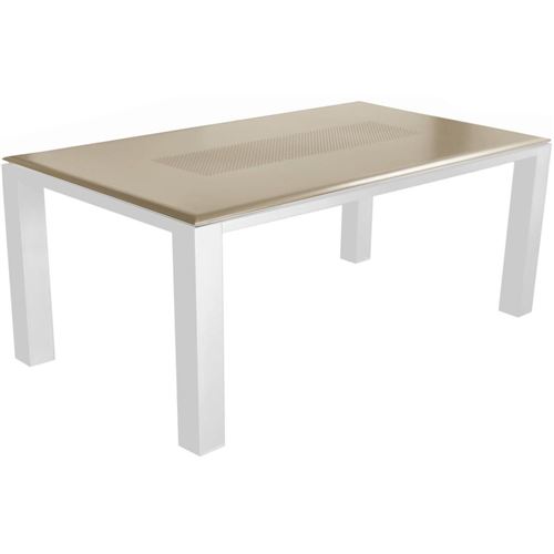 Proloisirs - Table de jardin Florence 180 cm taupe