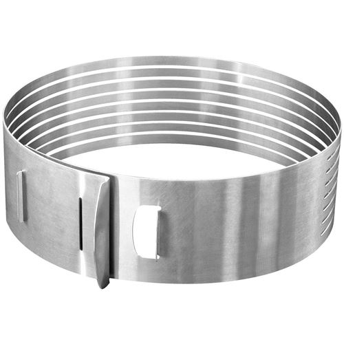 Cercle &agrave; p&acirc;tisserie pour trancher les g&acirc;teaux en &eacute;tages Zenker Smart Pastry ref 7701