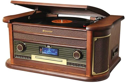 Roadstar HIF-1996D + BT Platine Vinyle DAB + Bluetooth