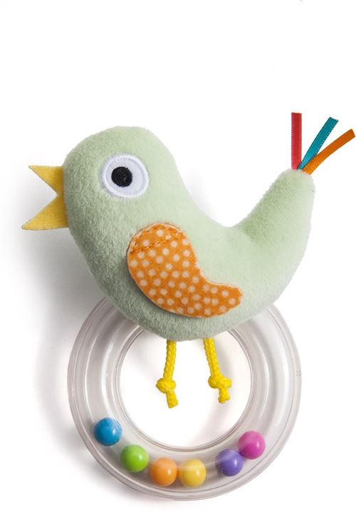 Taf Toys hochet Cheecky Chickjunior 13 cm vert clair
