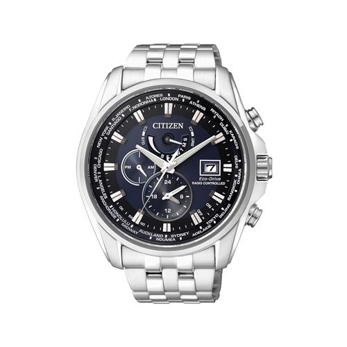 Citizen Funk-Multifunktionsuhr Armbanduhr, Herrenuhr, Solar, bis 20 bar wasserdicht, Edelstahlarmband