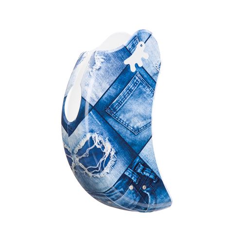 Meilleurs prix pour COQUE AMIGO S Accessoire laisse rétractable coque décorée 10,3 x 3,5 x h 5,3 cm Jean