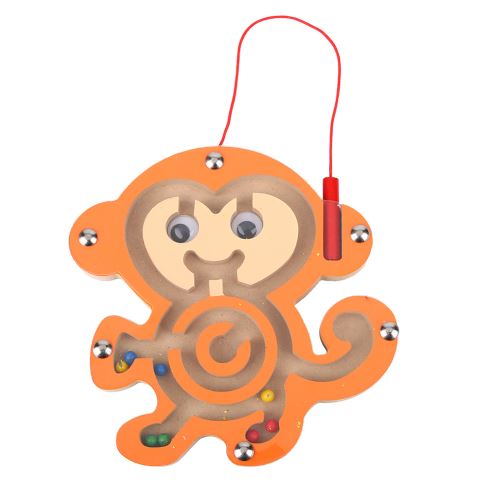 Jouet de labyrinthe en Bois Magnétique Éducatif Intellectuel enfants #Monkey