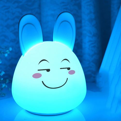 Expression lapin animal cadeau LED mignon Veilleuse avec silicone meilleurs enfants cadeau wedazano117