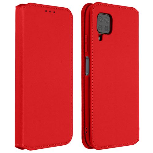 Avizar Housse pour Huawei P40 Lite Portefeuille Fonction Support Rouge