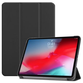 7% sur Etui nouvel Apple iPad Pro 12.9 Wifi - 4G/LTE Smartcover pliable  noir avec stand - Housse coque de protection New iPad Pro 12,9 2018 / 2019  - Accessoires tablette pochette
