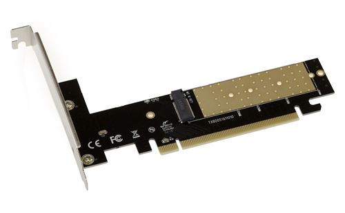 Carte PCIe 16x pour SSD M2 NGFF PCIe 3.0 NVMe. Compatible SSd Samsung Intel Predator...