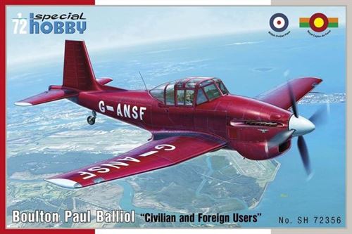 Bolton Paul Balliolcivilian And Foreign Users- 1:72e - Special Hobby