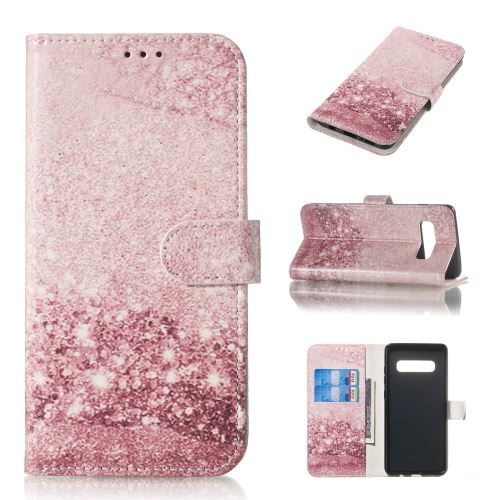 Etui en PU impression de motifs paillettes scintillantes pour votre Samsung Galaxy S10 Plus
