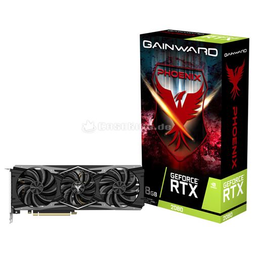 gainward gainward geforce rtx 2080 ti phoenix, 11264 mb gddr6 noir