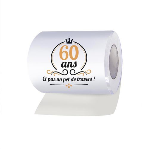 papier toilette humoristique la soixantaine - CD4926+60