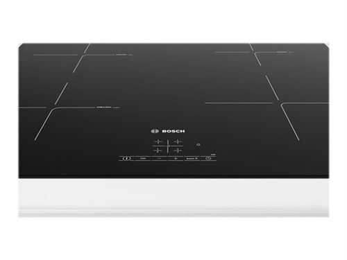 Bosch Serie 4 PUE611BF1E - Table de cuisson à induction - 4 plaques de cuisson - Niche - largeur : 56 cm - profondeur : 49 cm - noir - sans cadre - noir