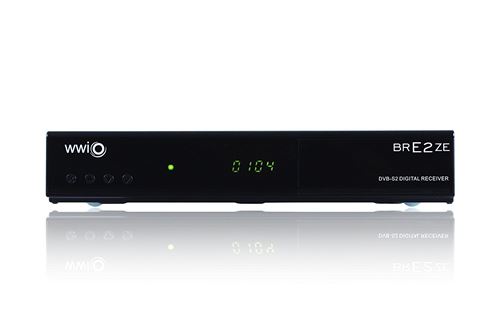 récepteur satellite WWIO BrE2ze Linux (HD-TV, DVB-S2, Enigma2, PVR-Ready, LAN, HDMI, 2x USB 2.0)