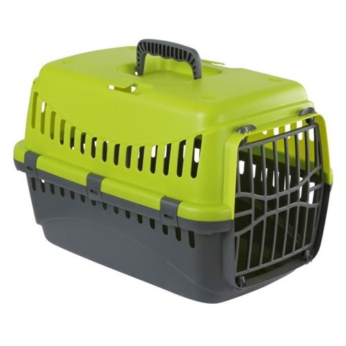 Comparer les prix de Kerbl Box de Transport Expédition pour Chiens 48 X 32 X 32 cm Vert/Gris Foncé