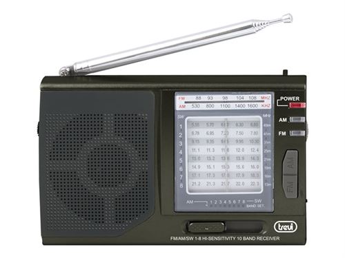Radio transistor trevi mb728bk noir am/fm