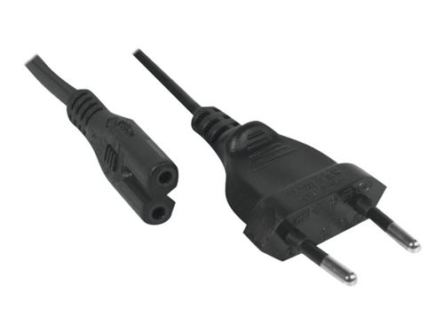 Câble d'alimentation Euro Plug to C7 1.50 m Noir, pour seulement 3,66 €