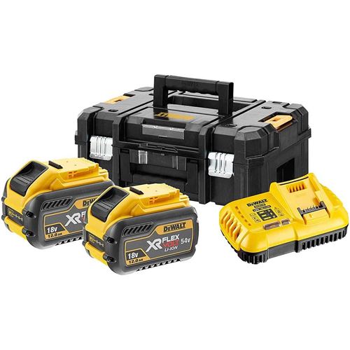 Dewalt - Kit Chargeur et Batteries 18V / 54V Flexvolt Li-Ion avec Coffret - Dcb118Y2T Dewa