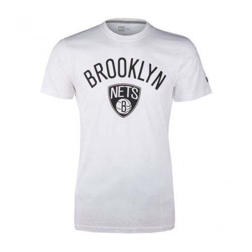 T-Shirt NBA Brooklyn nets New Era Team logo Blanc pour Homme