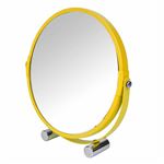 Miroir Grossissant 10x Lumineux LED avec Forte Ventouse, Batterie