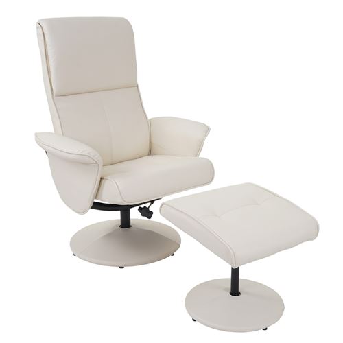 Mendler Fauteuil Relax Helsinki - Crème - Image 3