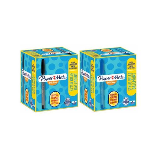 Paper:Mate Stylo À Bille Inkjoy 100, Value Pack, Bleu